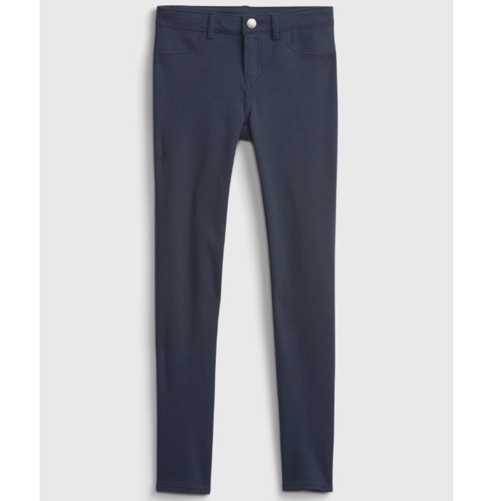 NWT•Gap Navy Uniform Skinny Ponte Pants•Size 8